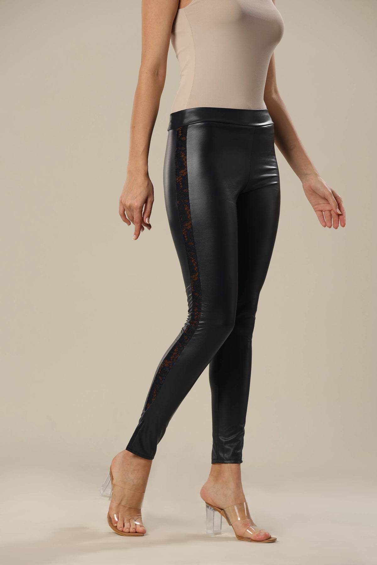 Azure Allure Lined Lace Pant