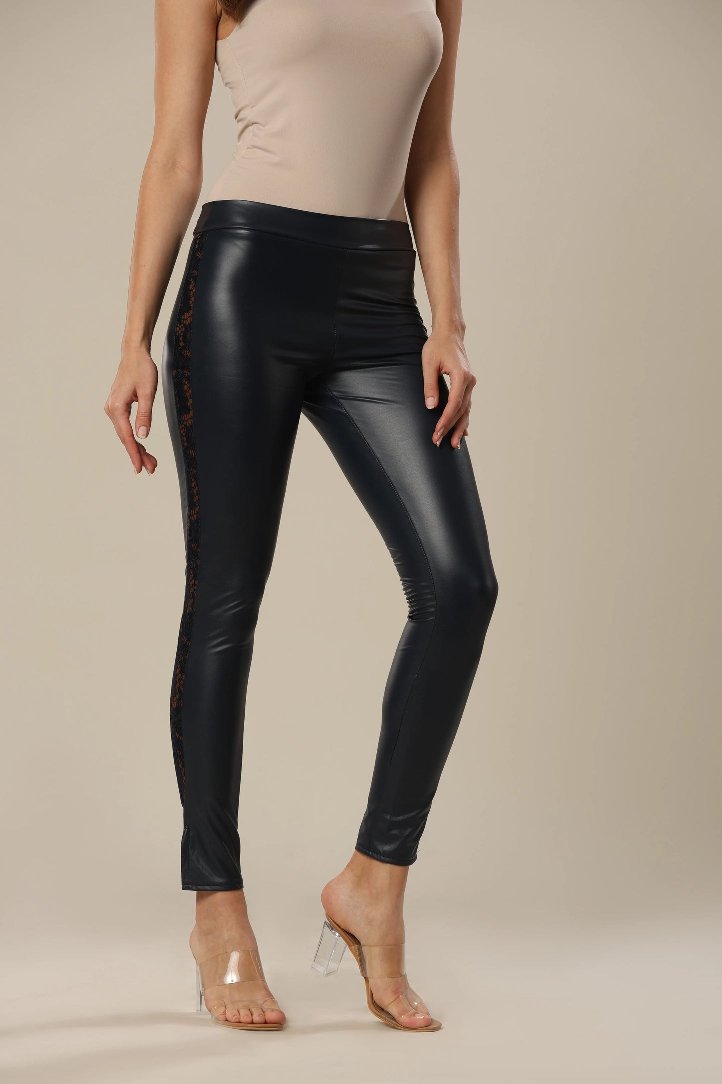 Azure Allure Lined Lace Pant