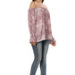 Bateau Bloom Decorative Ruffle Glam Top