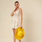 Beach Bloom Thin Strap Embroidery Dress