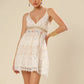 Beach Bloom Thin Strap Embroidery Dress