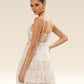 Beach Bloom Thin Strap Embroidery Dress