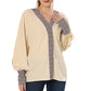 Beige Wilderness Leopard Elegance Top