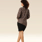 Beige Sculpt Fitted Skirt Chic Dress
