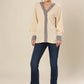 Beige Wilderness Leopard Elegance Top