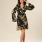Black Petal Fusion Dress