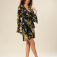 Black Petal Fusion Dress