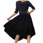 Blue Breeze Chic Cobalt Lace Bliss Gown
