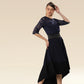 Blue Breeze Chic Cobalt Lace Bliss Gown