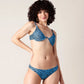 Blue Leopard Luxe Bikini Set