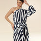 Bold Blue Safari Glam Dress