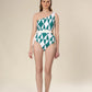Bold Geometry Diva Elegance Swim Wear