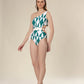 Bold Geometry Diva Elegance Swim Wear