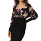 Bouquet Bloom Fitted Glam Dress