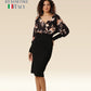 Bouquet Bloom Fitted Glam Dress
