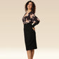 Bouquet Bloom Fitted Glam Dress