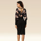Bouquet Bloom Fitted Glam Dress