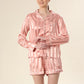 Candy Stripes Pink Satin Night Wear