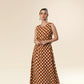 Caramel Charm Dottie Dress
