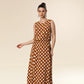Caramel Charm Dottie Dress