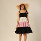 Charcoal Haze Color Block Dress
