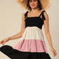 Charcoal Haze Color Block Dress