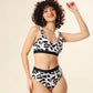 Cheetah Chic In Monochrome Swim Wear
