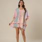 Chromatic Bliss Kaftan Style Romper