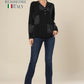 Classic Black Tie-Up Shirt