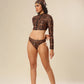 Cocoa Bomb Shell Bikini Set