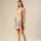 Color Bust Spaghetti Shift Delight Dress