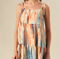 Color Bust Spaghetti Shift Delight Dress