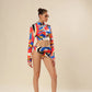 Colorburst Seduction Ensemble Bikini Set