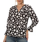 Contemporary Dots Compressed Sleeve Charm Top