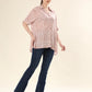 Cotton Candy Leopard Twit Chic Shirt