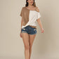 Daring Shoulder Twist Ensemble Top