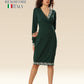 Deep Forest Geometry Elegance Dress