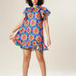 Diamond Dazzle Orange Delight Dress