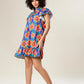 Diamond Dazzle Orange Delight Dress