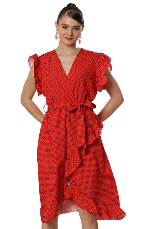 Dotty Red Radiance Dress
