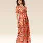 Enchanting Lotus Ruffle Dress