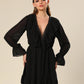 Ethereal Elegance Lace Cascade Dress