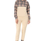 Fashionable Checks In Modern Beige Plaid Co-ord Set