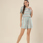 Forest Stripe Ensemble Romper