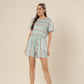 Forest Stripe Ensemble Romper