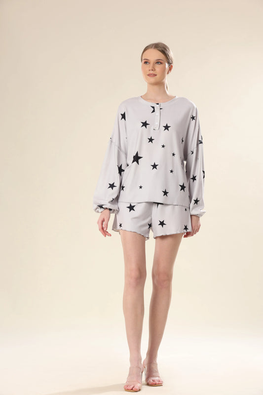 Galactic Charm Knit Night Wear