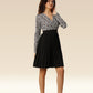 Geometric Ease Relaxed Chic Dress