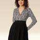 Geometric Ease Relaxed Chic Dress