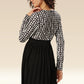 Geometric Ease Relaxed Chic Dress