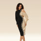 Geometric Gala Off-Shoulder Stunner Dress